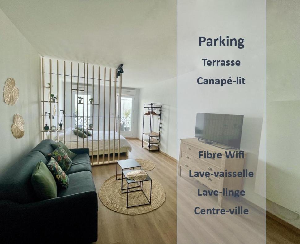 Alp Chartres - Grand Studio Avec Terrasse Et Parking المظهر الخارجي الصورة